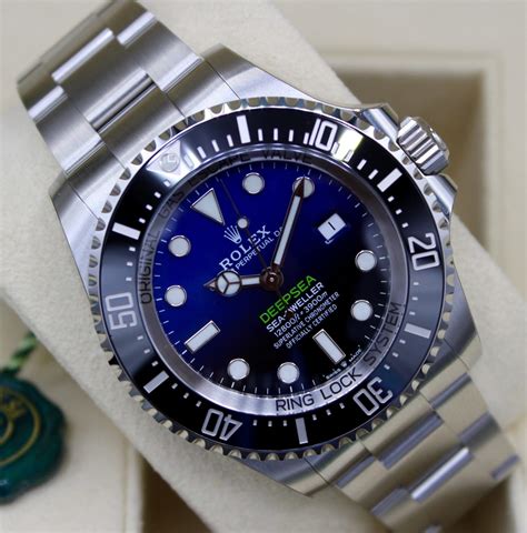 deepsea rolex schwarz blaue leuchtmasse|rolex deep sea depth.